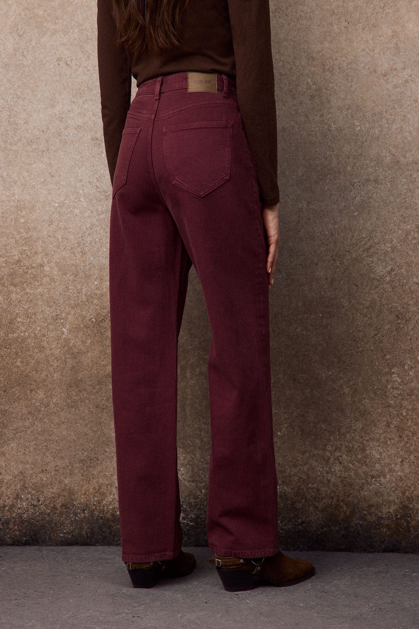 Slowlove Jeans New Recto Granate