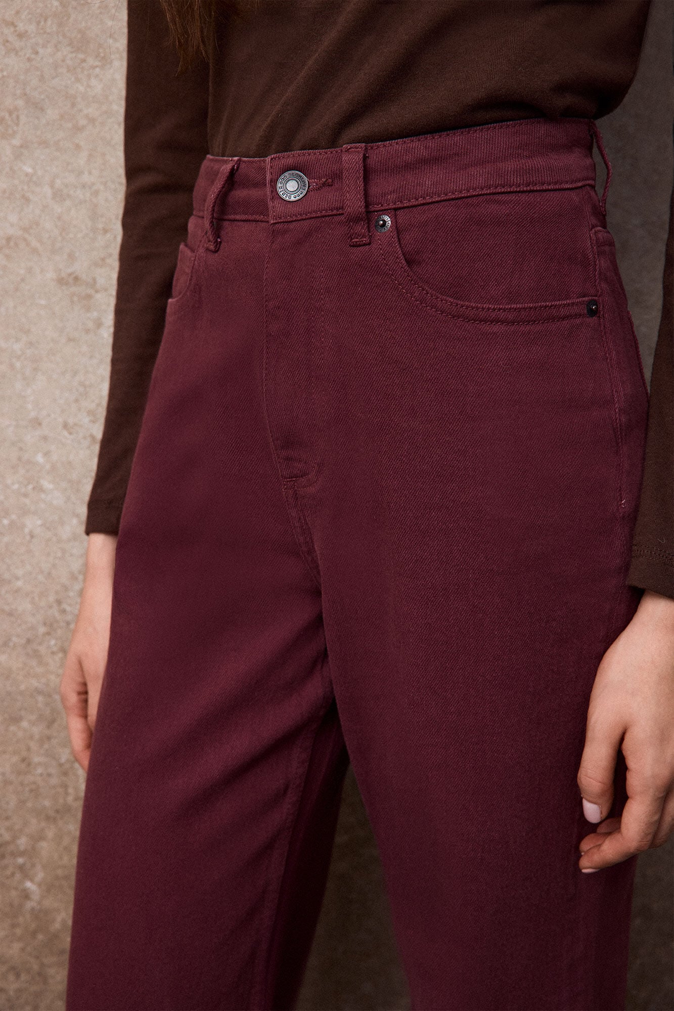 Slowlove Jeans New Recto Granate