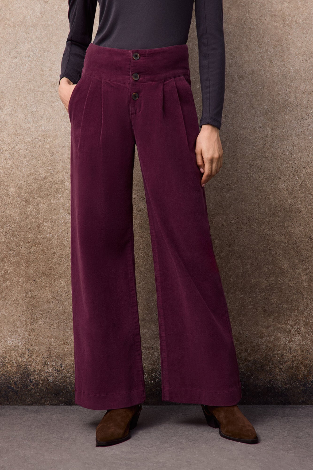 Slowlove Pantal&oacute;n Pana ancho