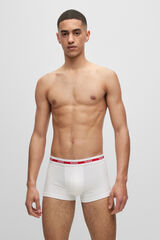HUGO Pack 3 boxer blanco
