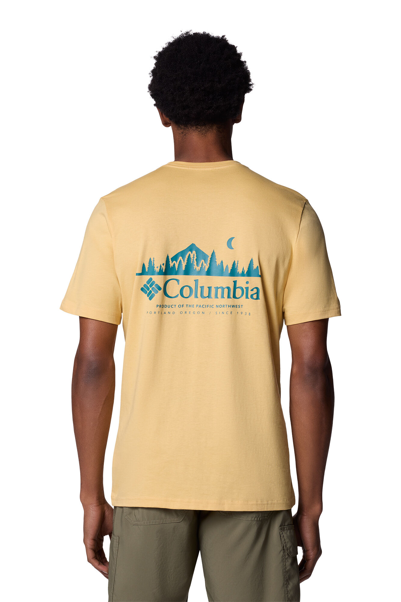 Columbia Columbia for men 's Rapid Ridge&trade; II organic cotton T-Shirt printed