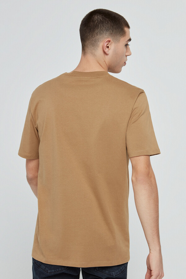 Springfield Short-sleeved T-shirt beige