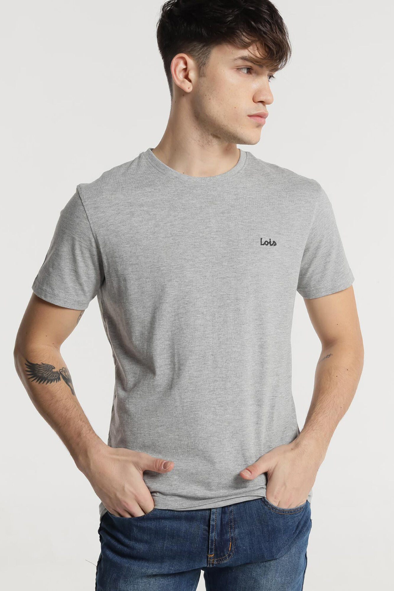 Lois Camiseta b&aacute;sica manga corta