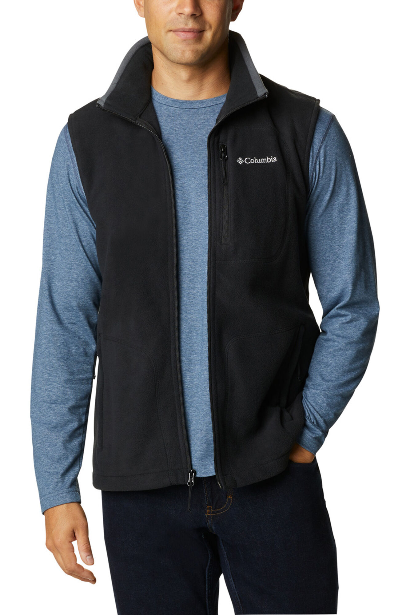 Columbia Chaleco de forro polar Columbia Fast Trek&trade; para hombre