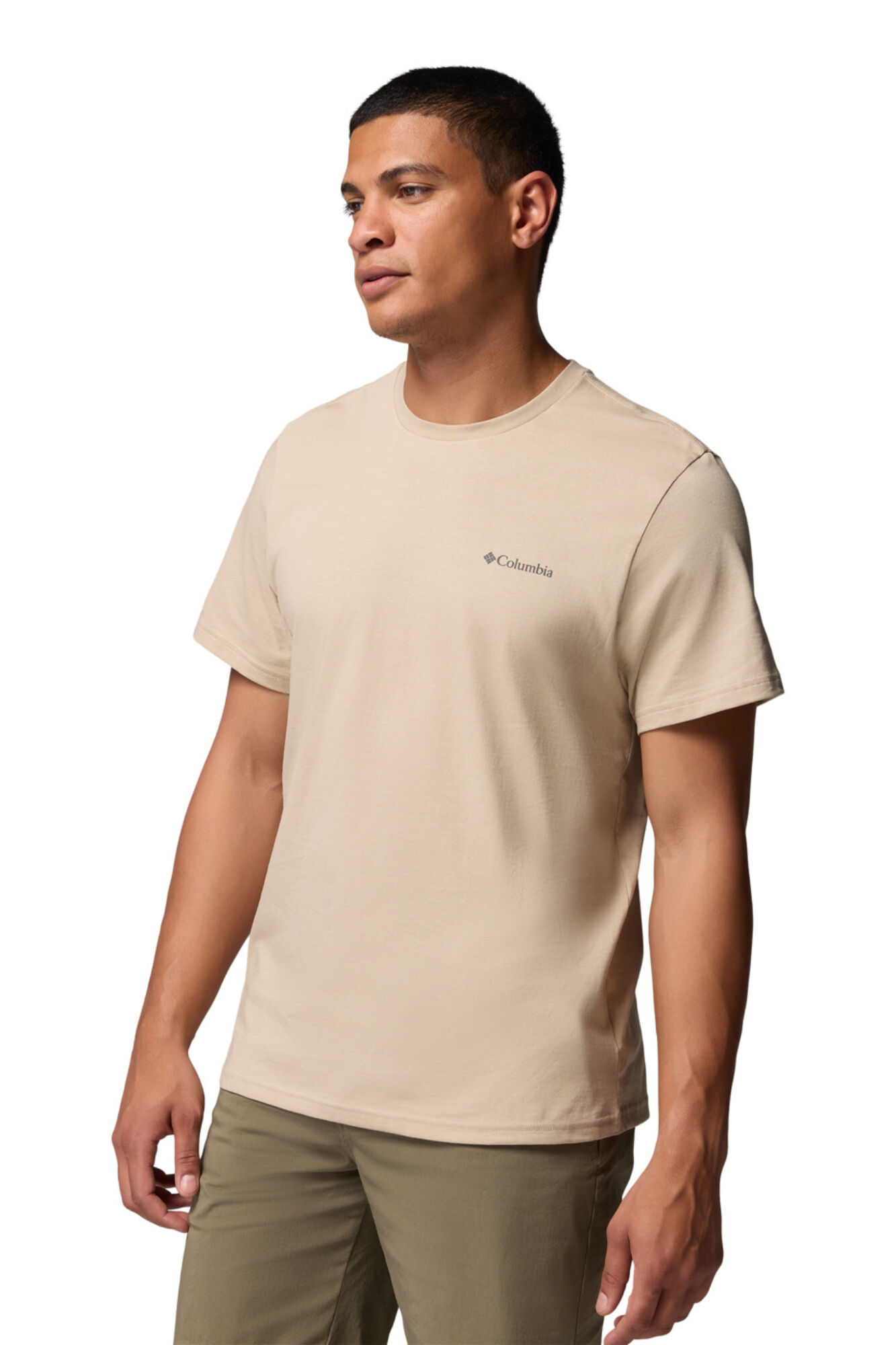 Columbia T-shirt b&aacute;sica cru