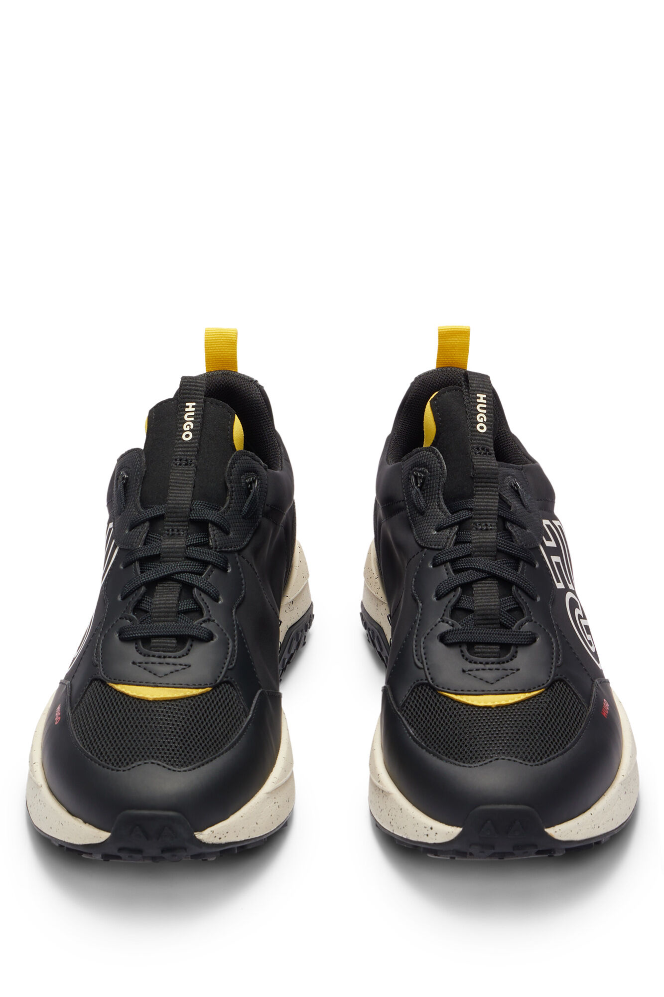 HUGO Sapatilhas com logo preto