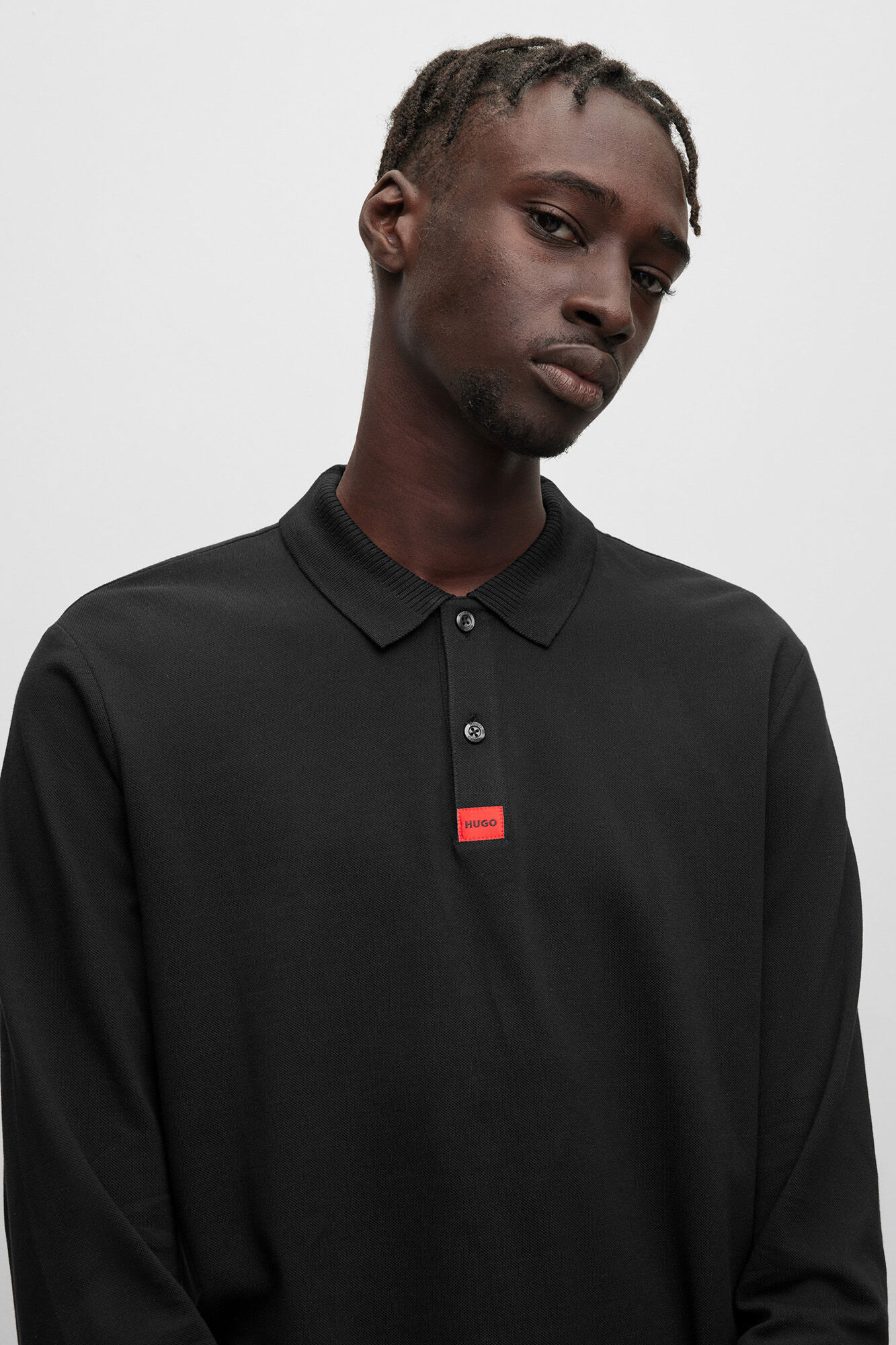 HUGO Polo shirt black