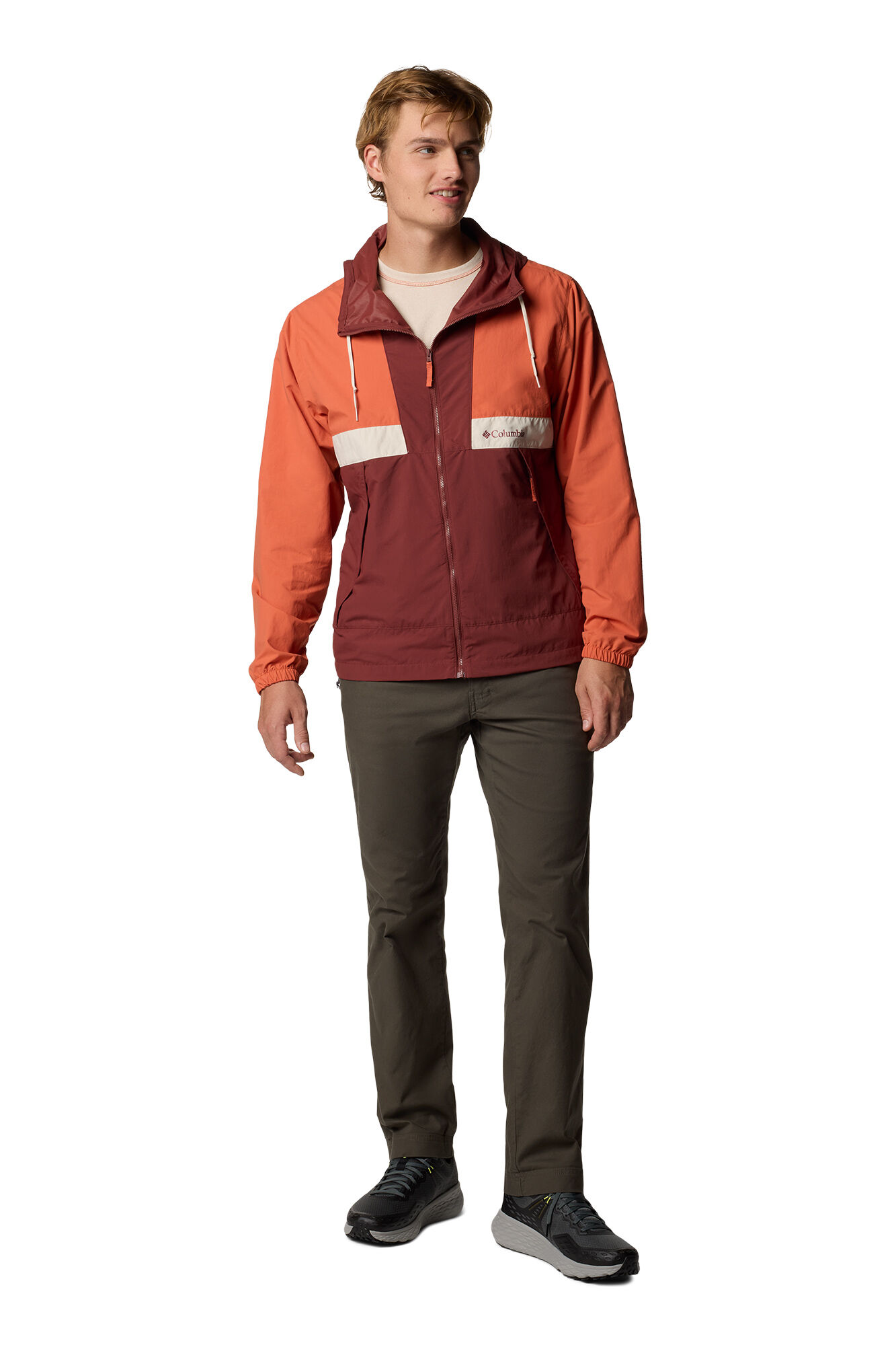 Columbia Blus&atilde;o com capuz Columbia Spire Valley&trade; para homem vermelho