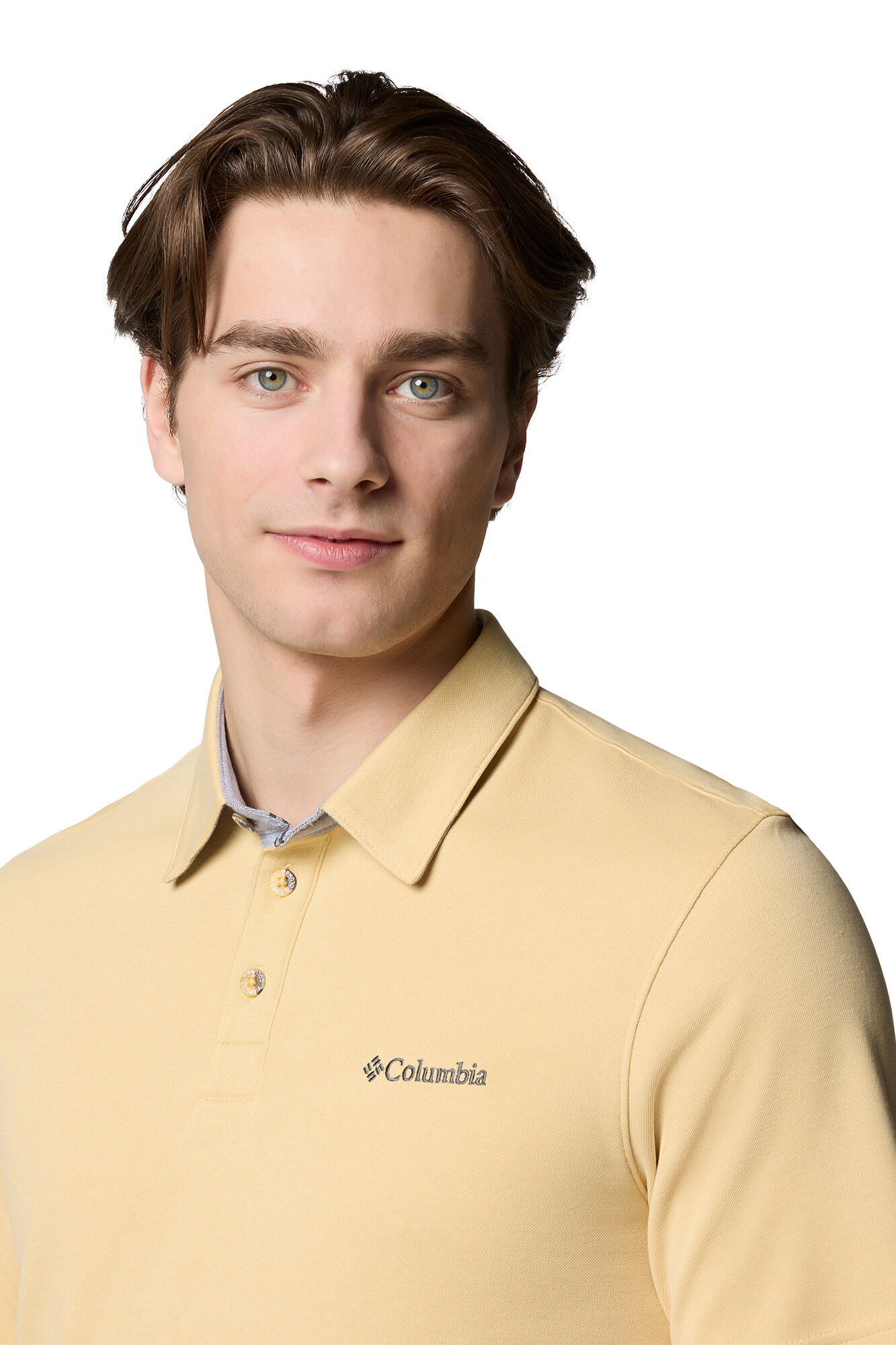 Columbia Columbia for men 's Nelson Point&trade; Polo yellow