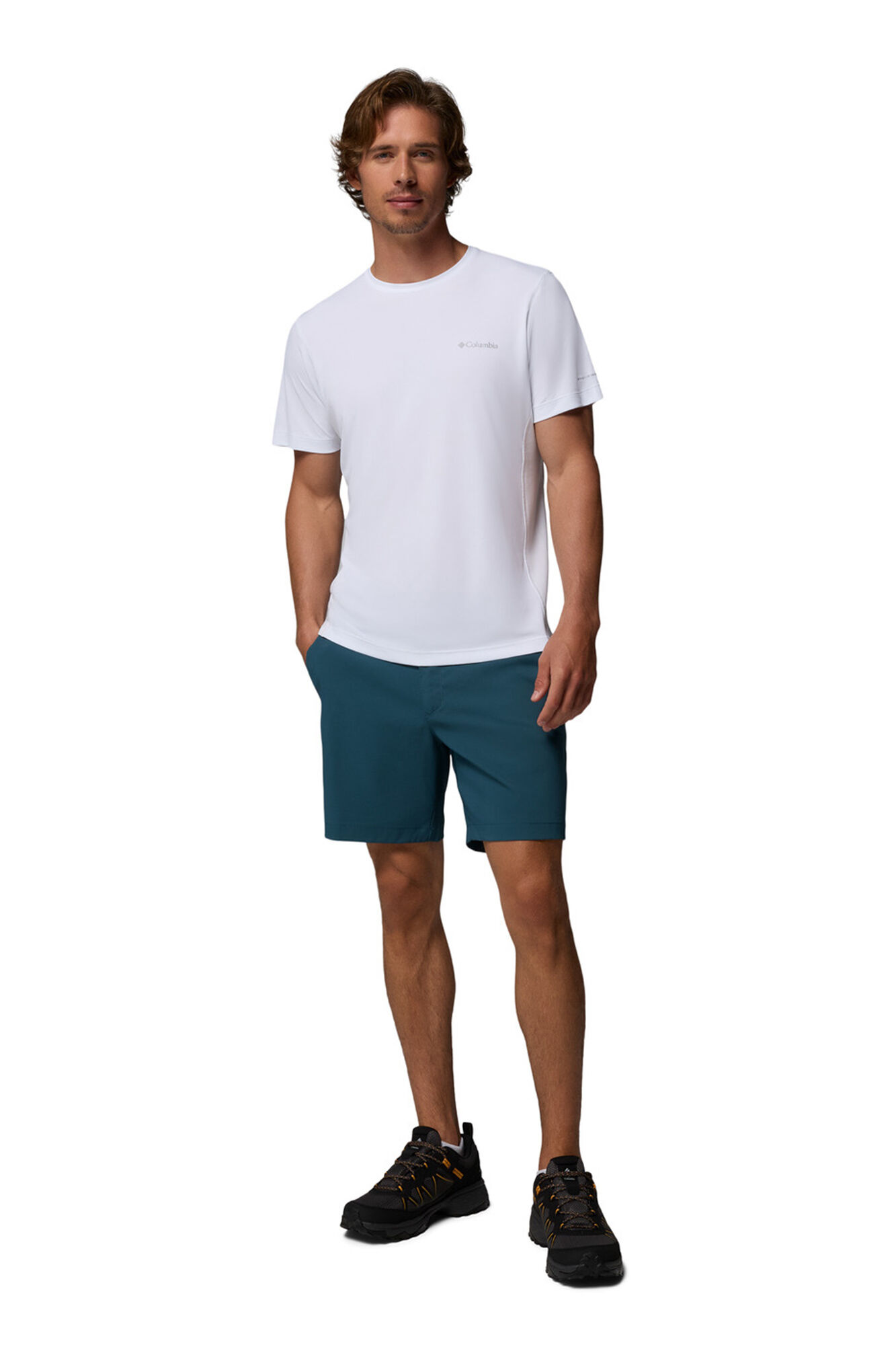 Columbia T-shirt t&eacute;cnica de manga curta e gola redonda