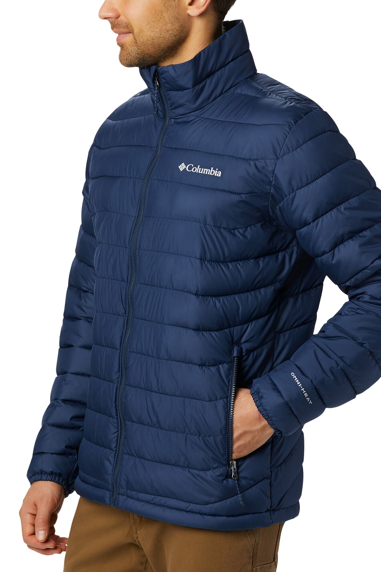 Columbia Men's Columbia Powder Lite hooded jacket&trade; blue