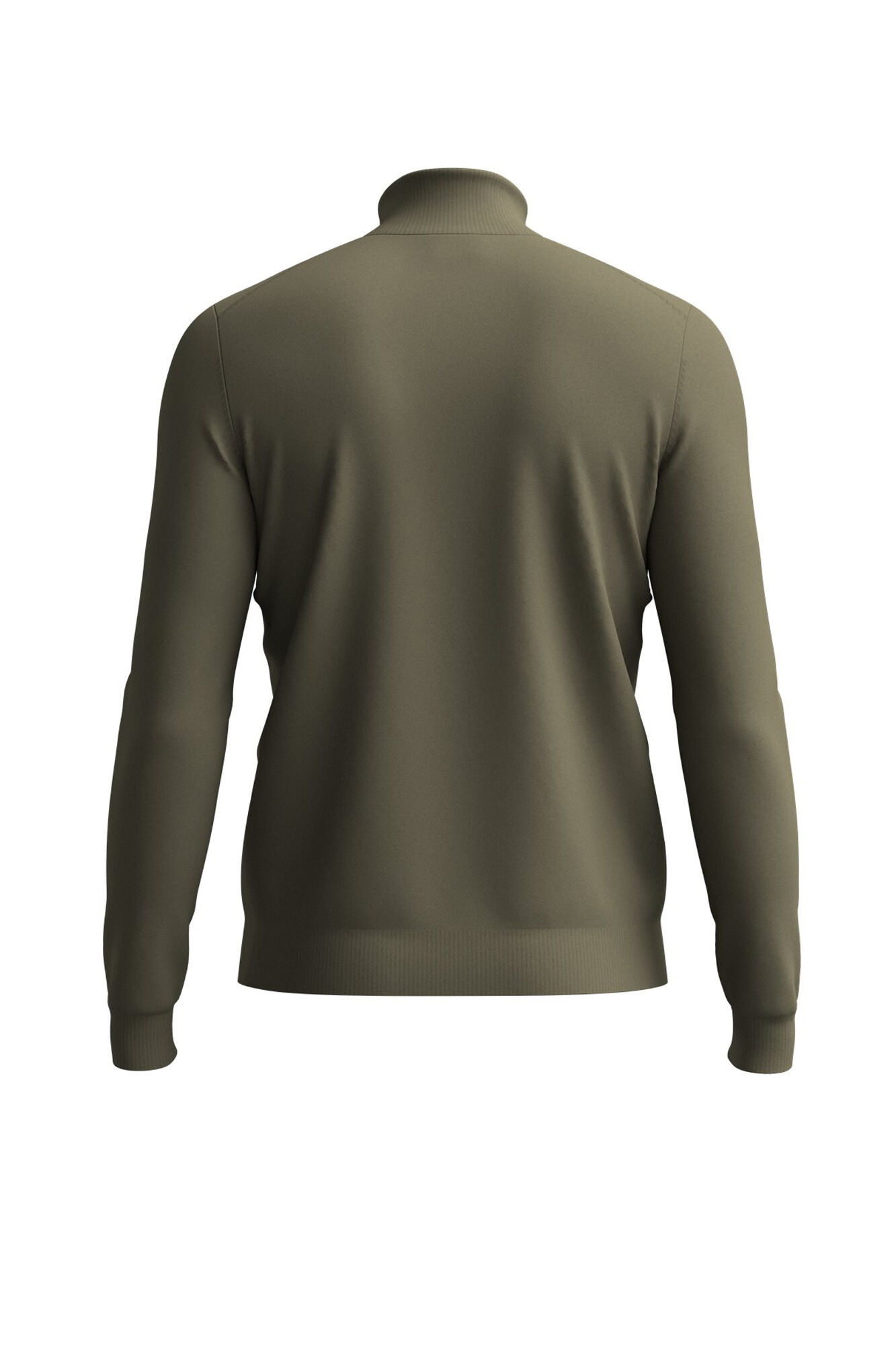 HUGO Jersey cuello cremallera verde