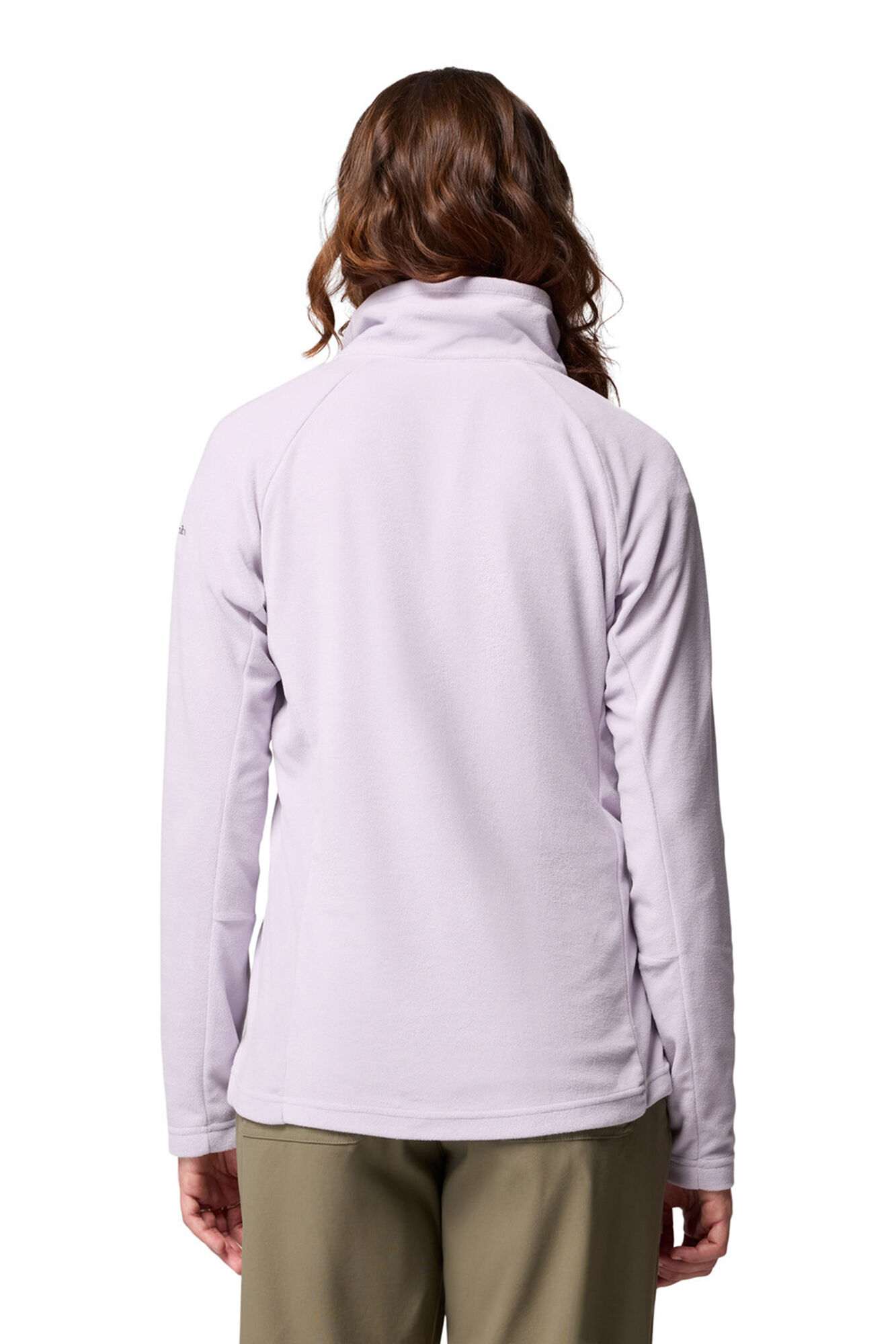 Columbia Forro polar con media cremallera morado/lila