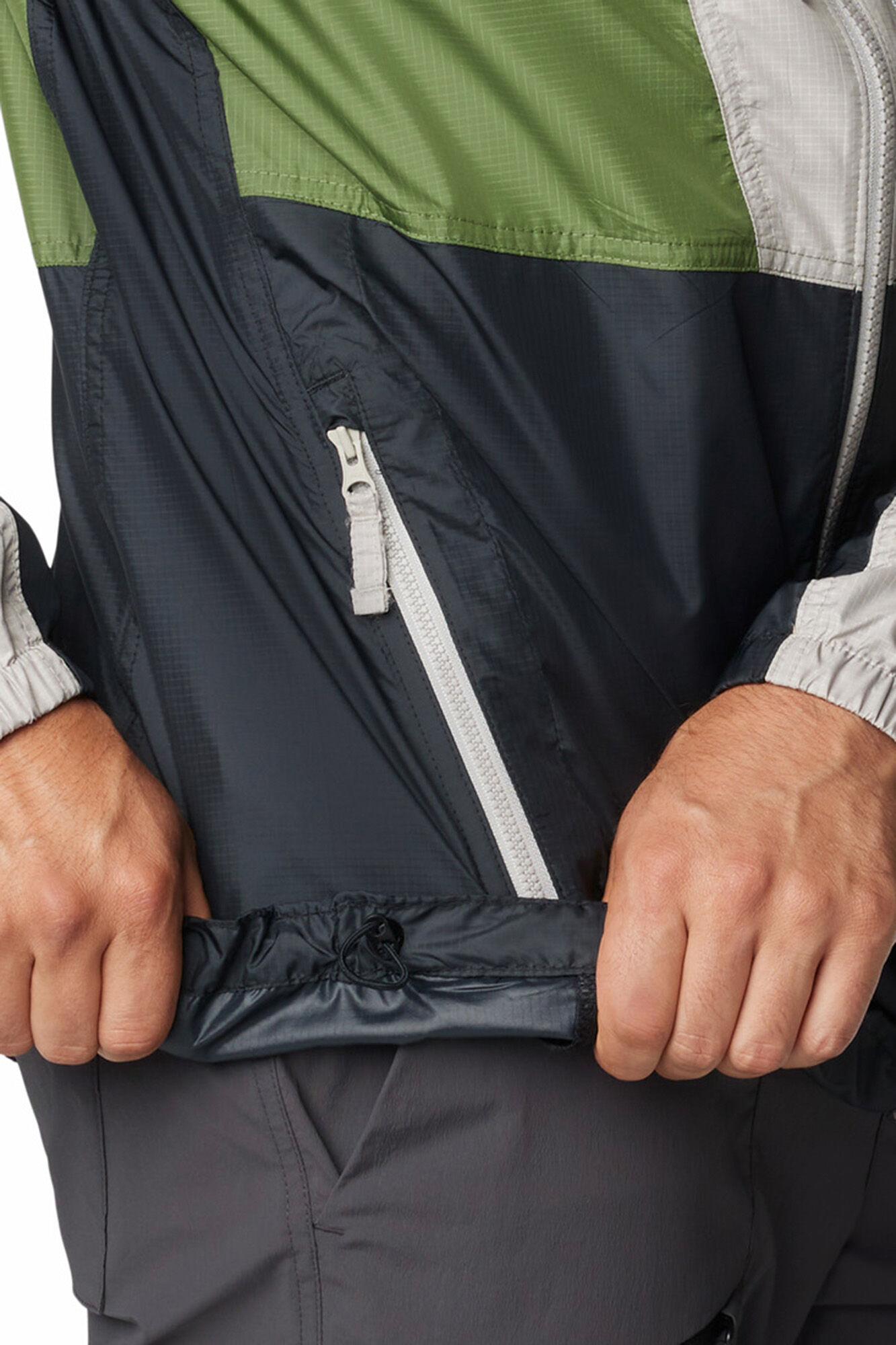 Columbia Cortavientos Columbia Trail Traveler&trade; para hombre gris