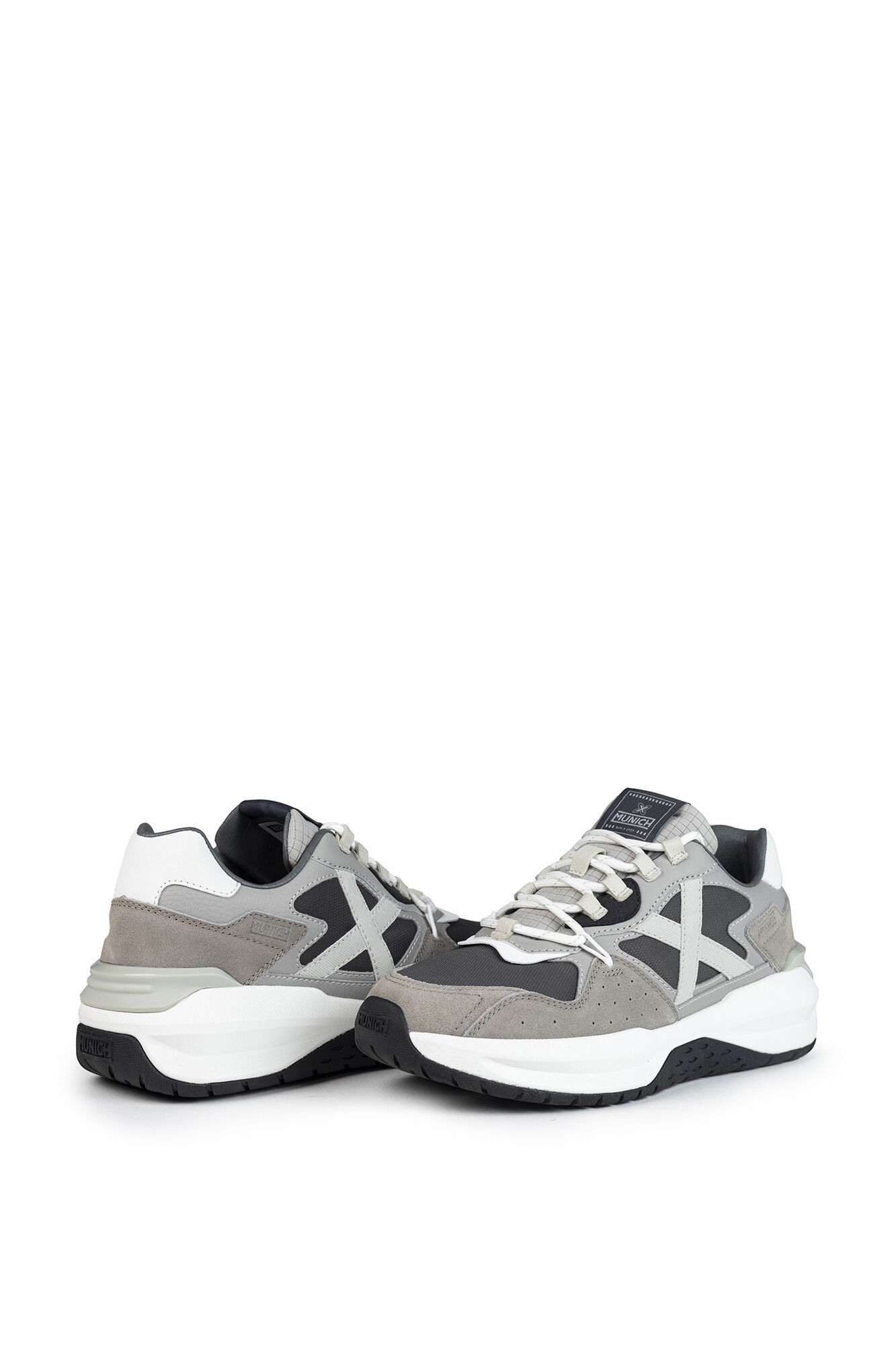 Munich Zapatilla deportiva de hombre gris