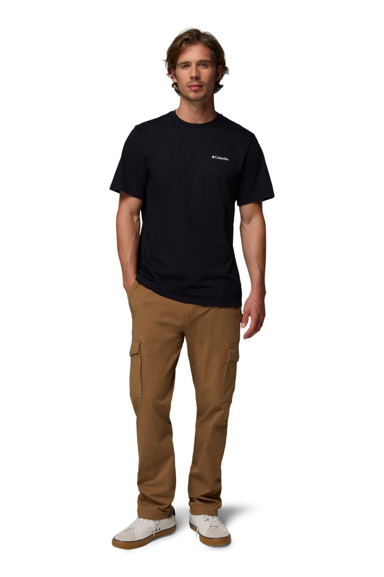 Columbia Camiseta con estampado de naturaleza en la espalda