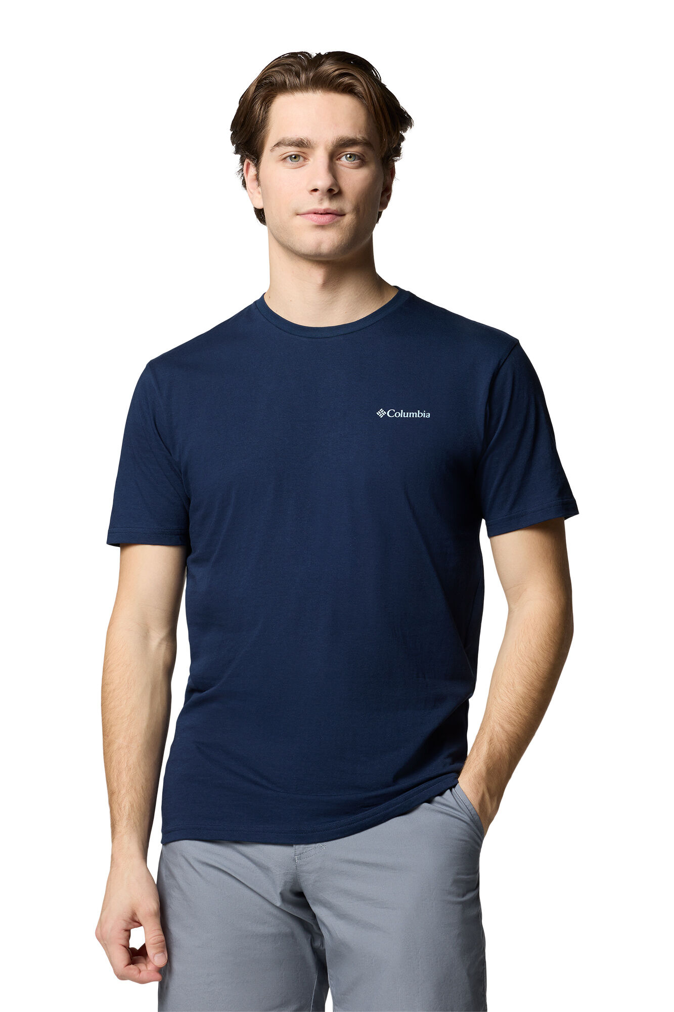 Columbia Camiseta de manga corta North Cascades&trade; de Columbia para hombre azul