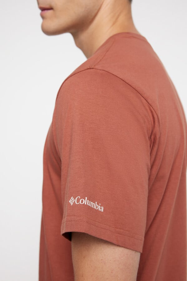 Springfield T-shirt de manga curta Columbia Rockaway River™ Outdoor para homem vermelho