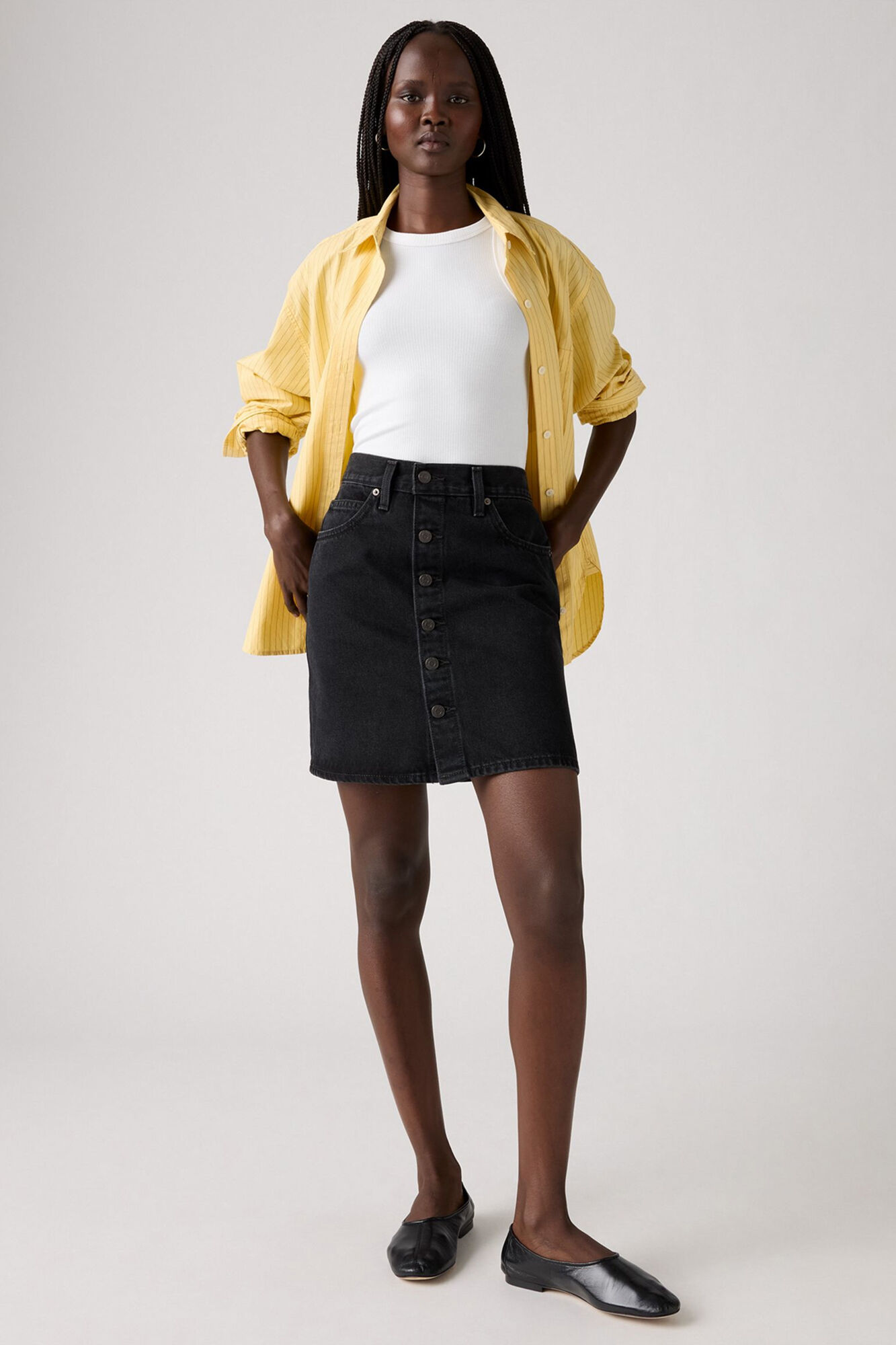 Levi's Levi's&reg; denim skirt  black