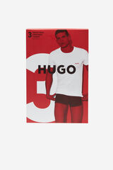 HUGO Pack 3 camisetas negro
