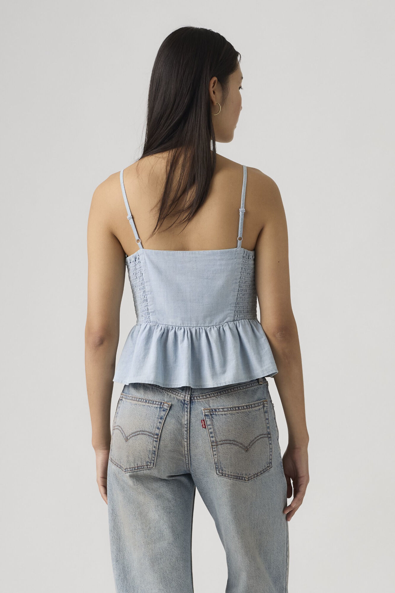 Levi's Top de tirantes azul