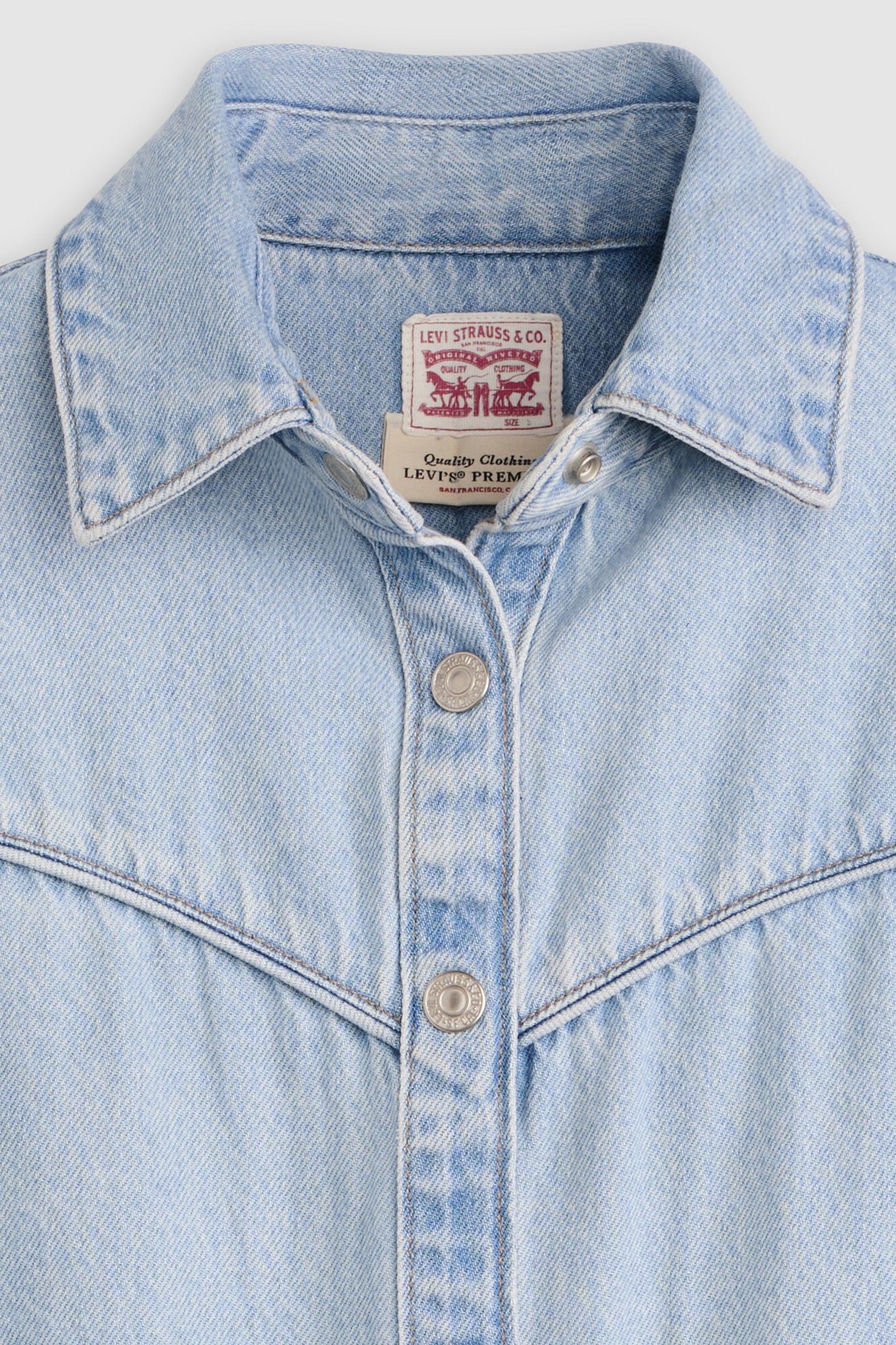 Levi's Vestido curto jeans azul