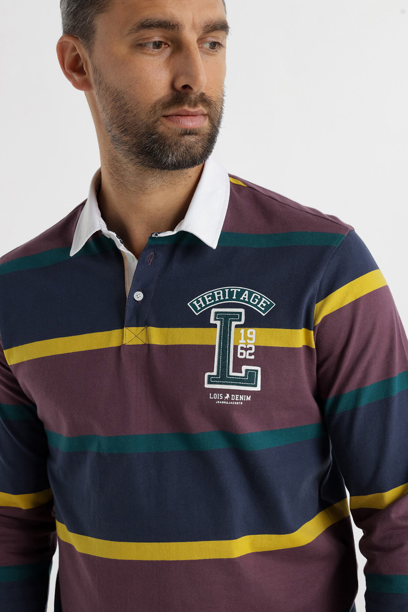 Lois Long Sleeve Polo printed