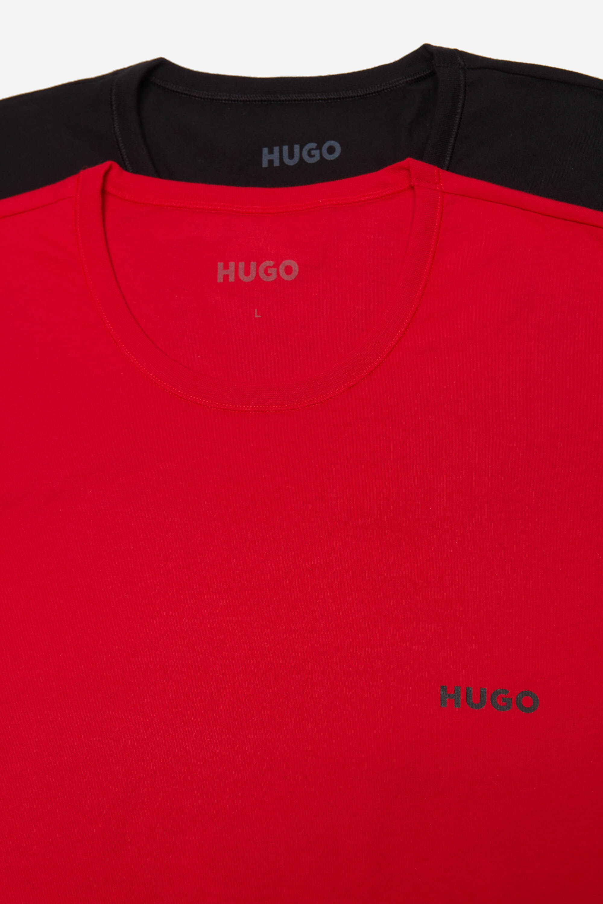 HUGO Pack 3 camisetas negro