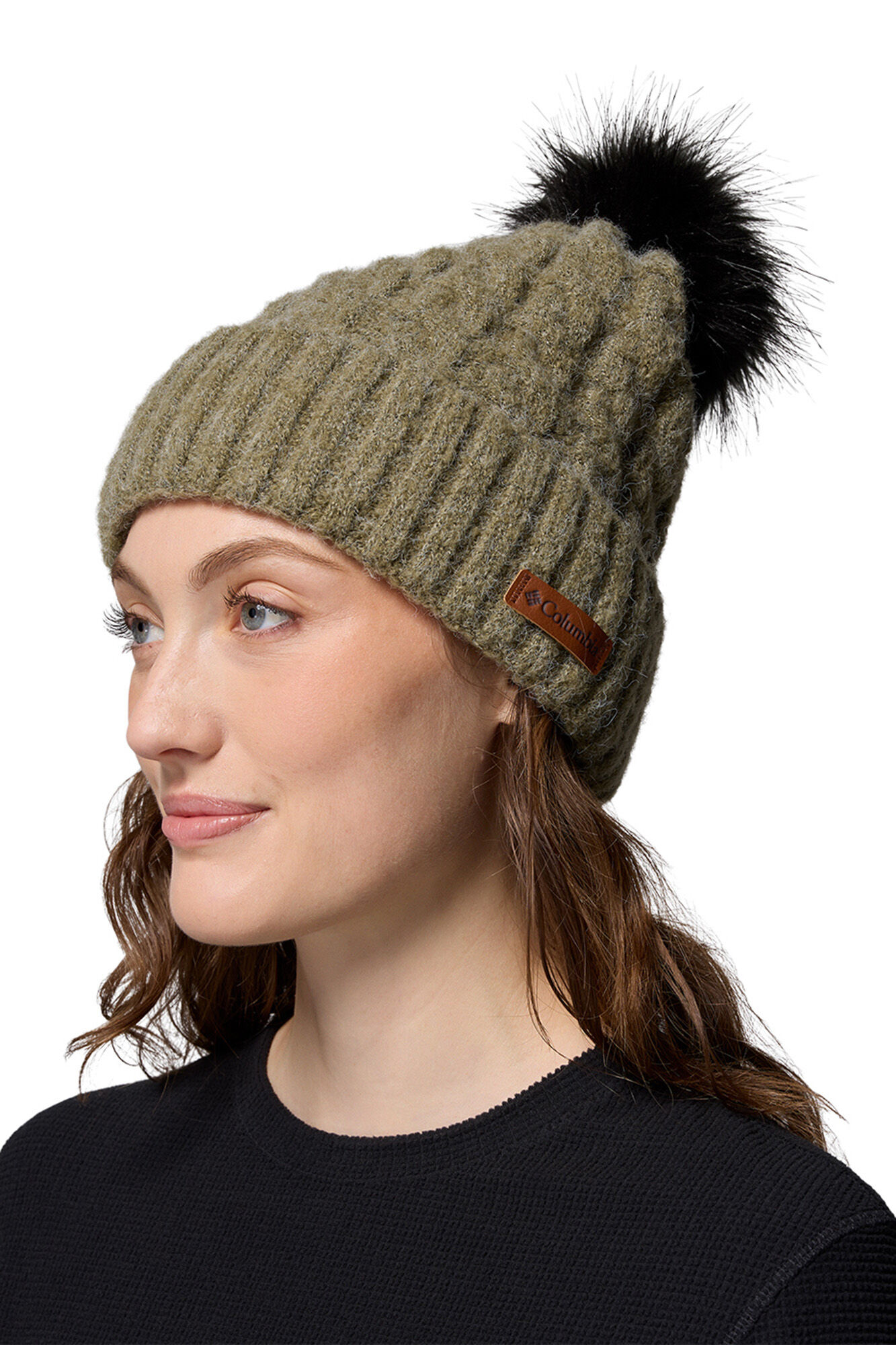 Columbia Gorro unisex Winter Blur&trade; II con pomp&oacute;n