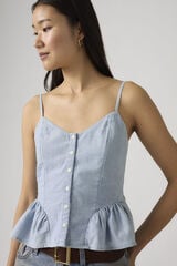 Levi's Top de tirantes azul