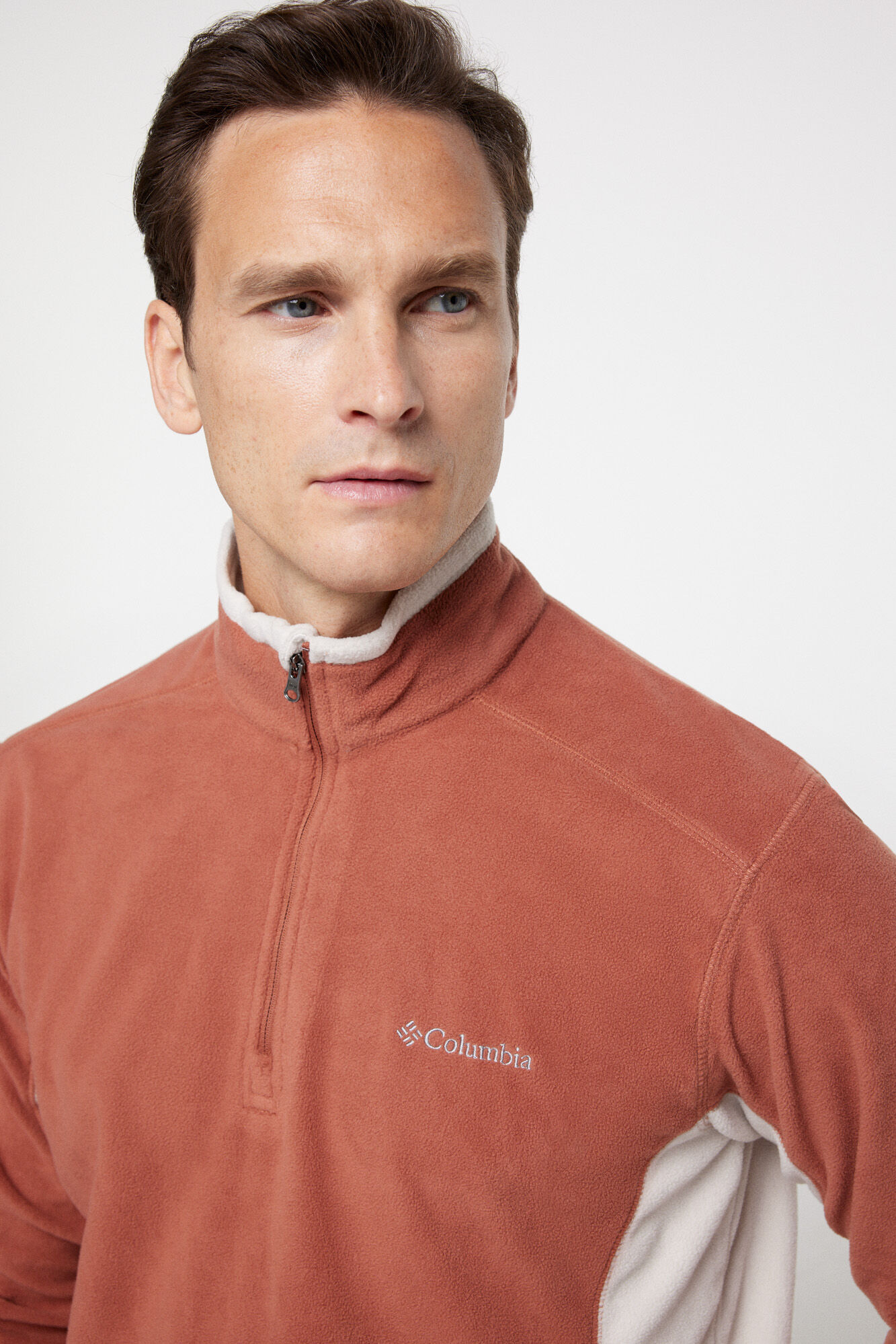 Columbia Columbia Klamath Range II&trade; half-zip fleece for men <br> red