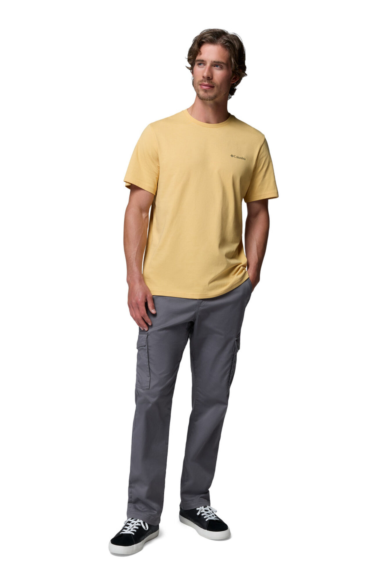 Columbia Camiseta con estampado de naturaleza en la espalda