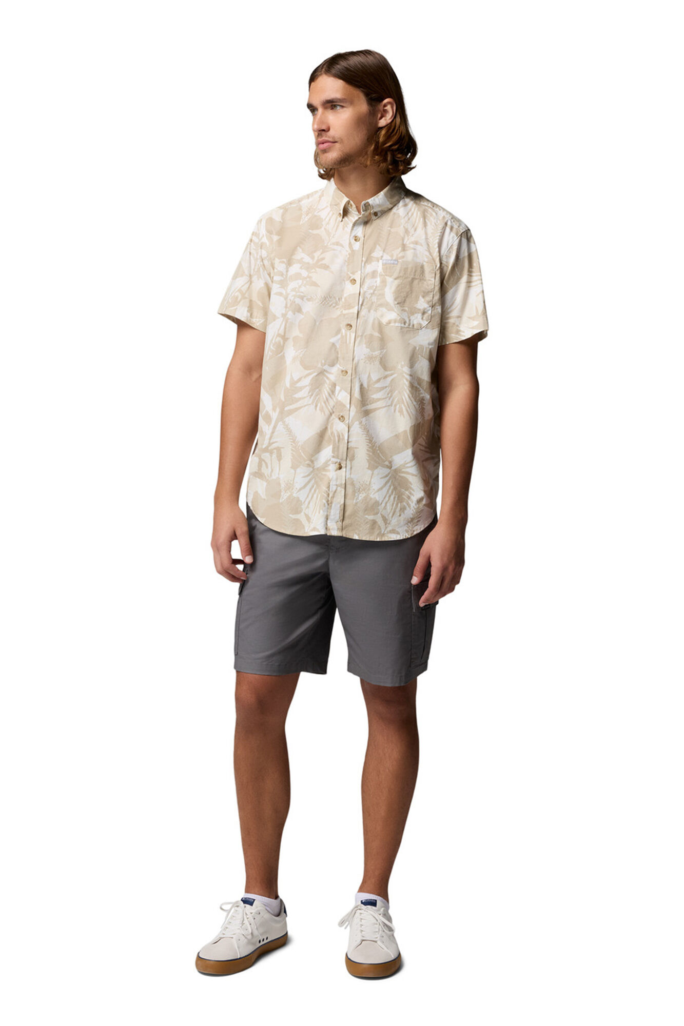 Columbia Camisa estampada de manga corta