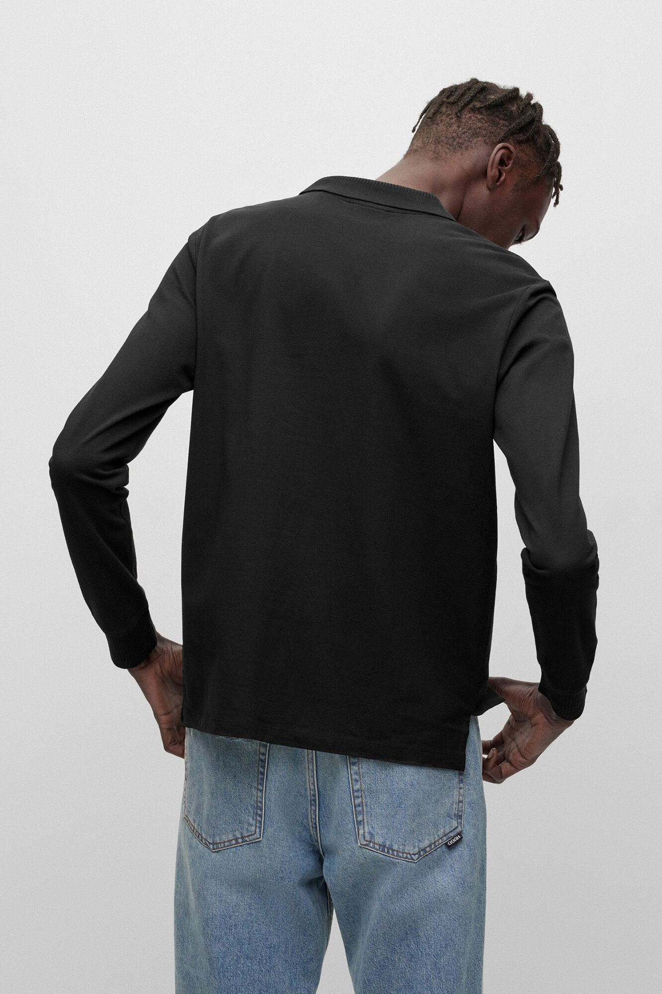 HUGO Polo shirt black