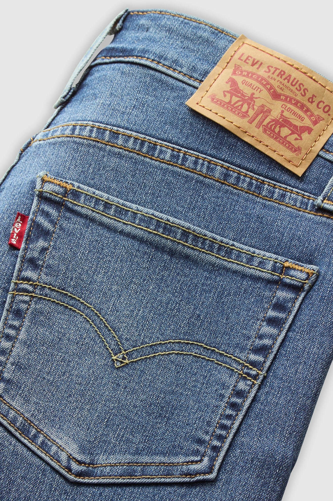 Levi's Cal&ccedil;a jeans bootcut 725&trade; de cintura alta azul