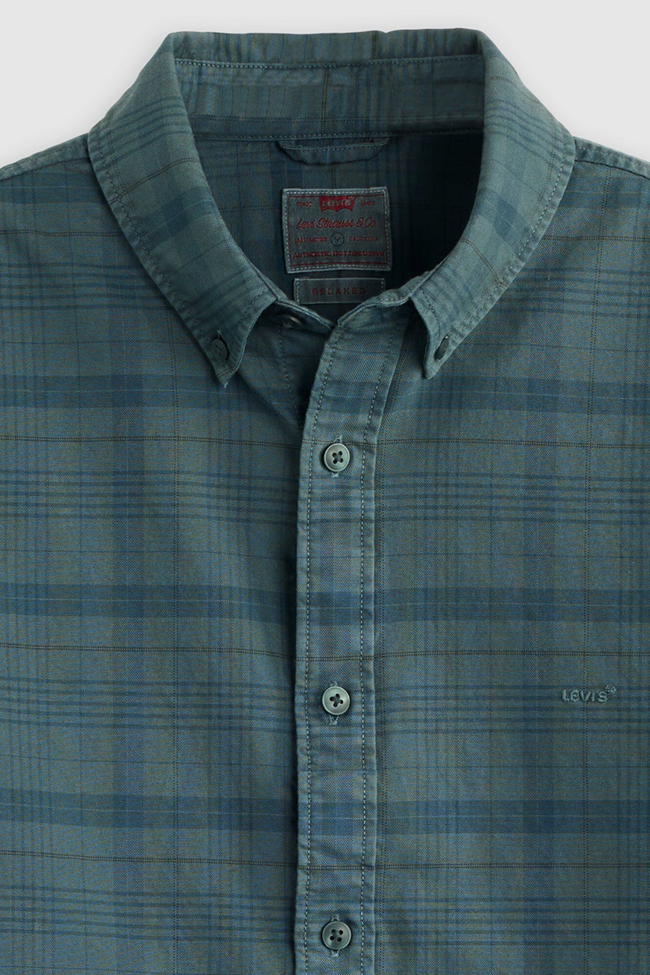 Levi's Camisa estampada de manga comprida branco