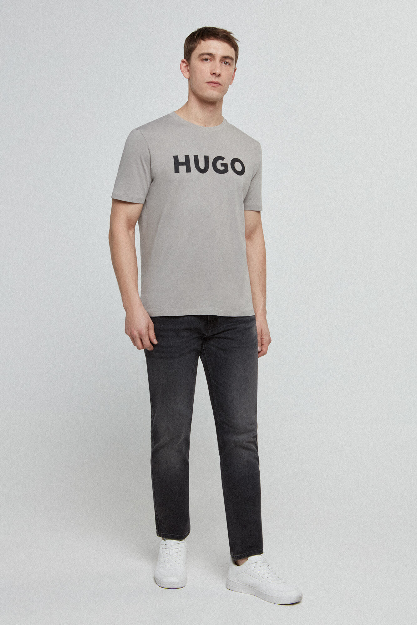 HUGO Mid-grey jeans grey