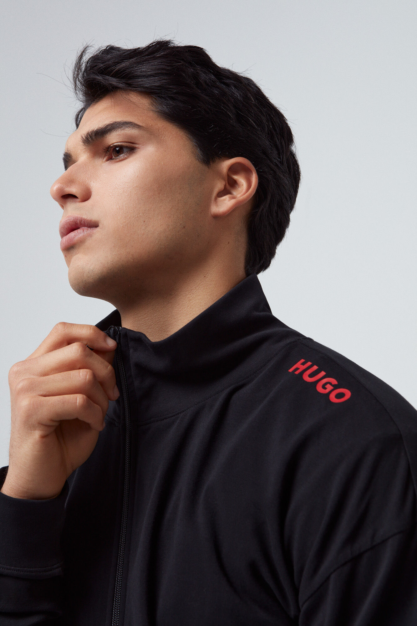 HUGO Chaqueta de punto negro