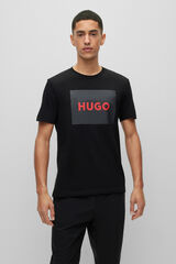 HUGO Short-sleeved T-shirt black