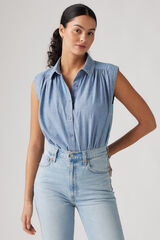 Levi's Levi's&reg; denim blouse  blue
