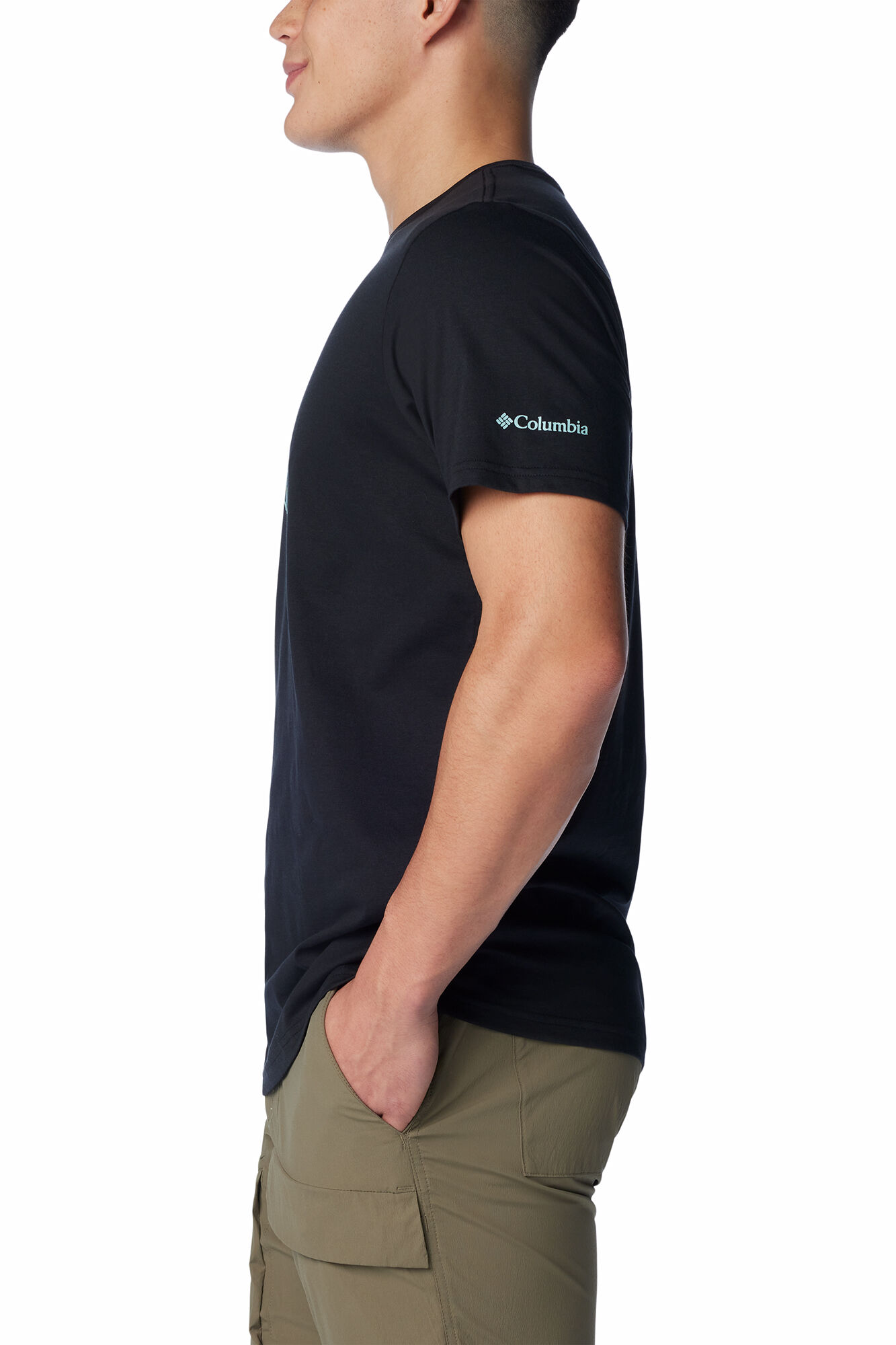 Columbia Camiseta de manga corta Columbia Rockaway River&trade; Outdoor para hombre negro