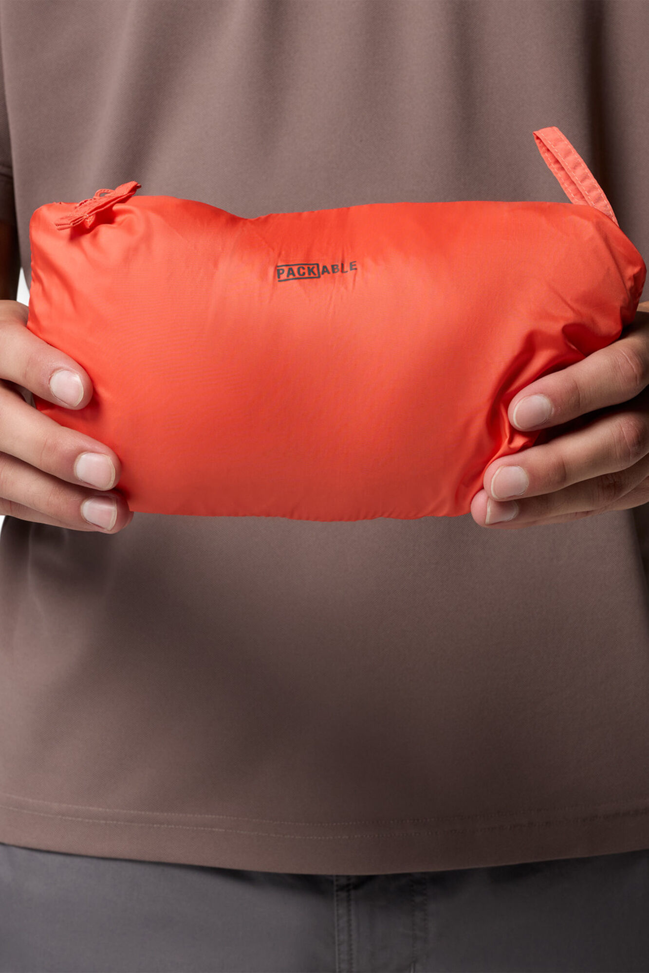 Columbia Anoraque corta-vento vermelho