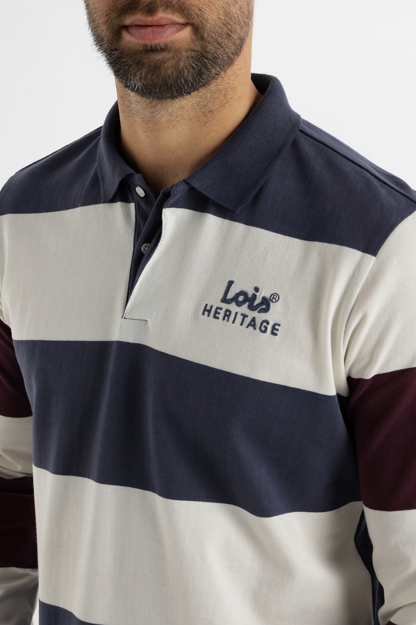 Lois Long Sleeve Polo blue