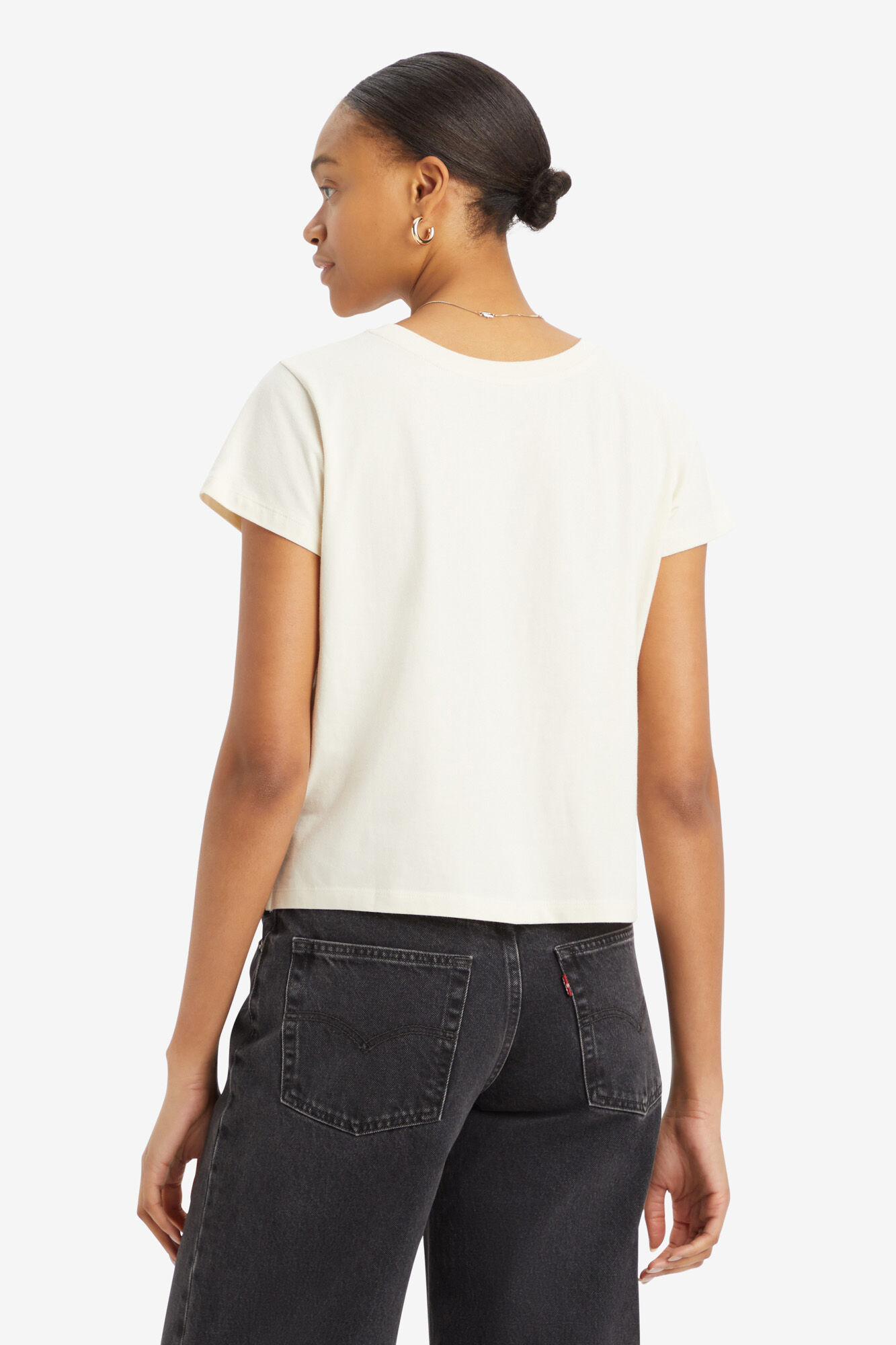 Levi's Camiseta Gr&aacute;fica Cuadrada beige