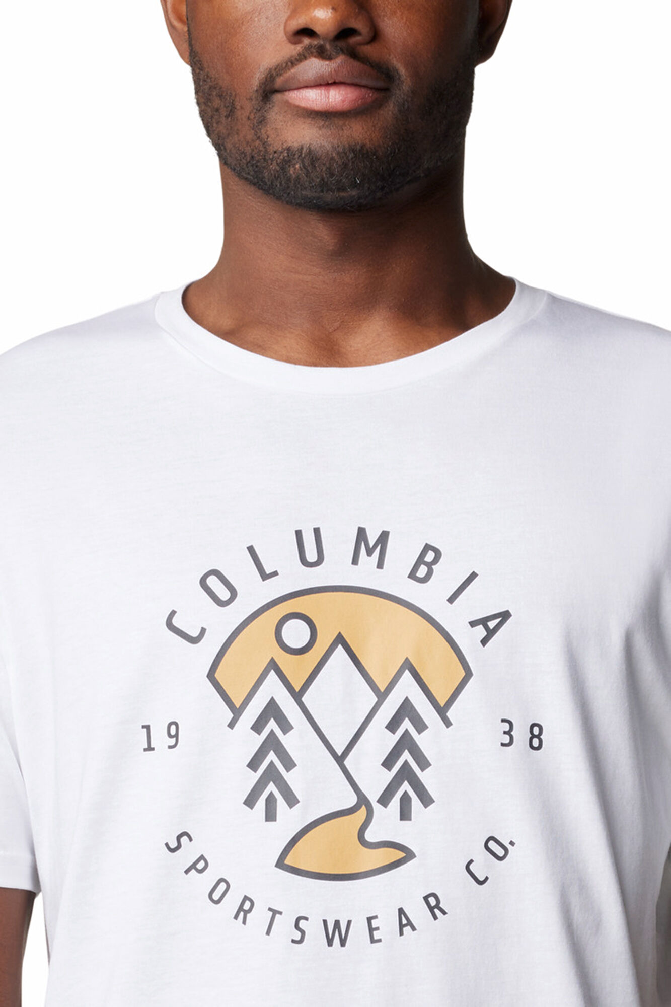 Columbia Camiseta Columbia Rapid Ridge&trade; espalda para hombre blanco