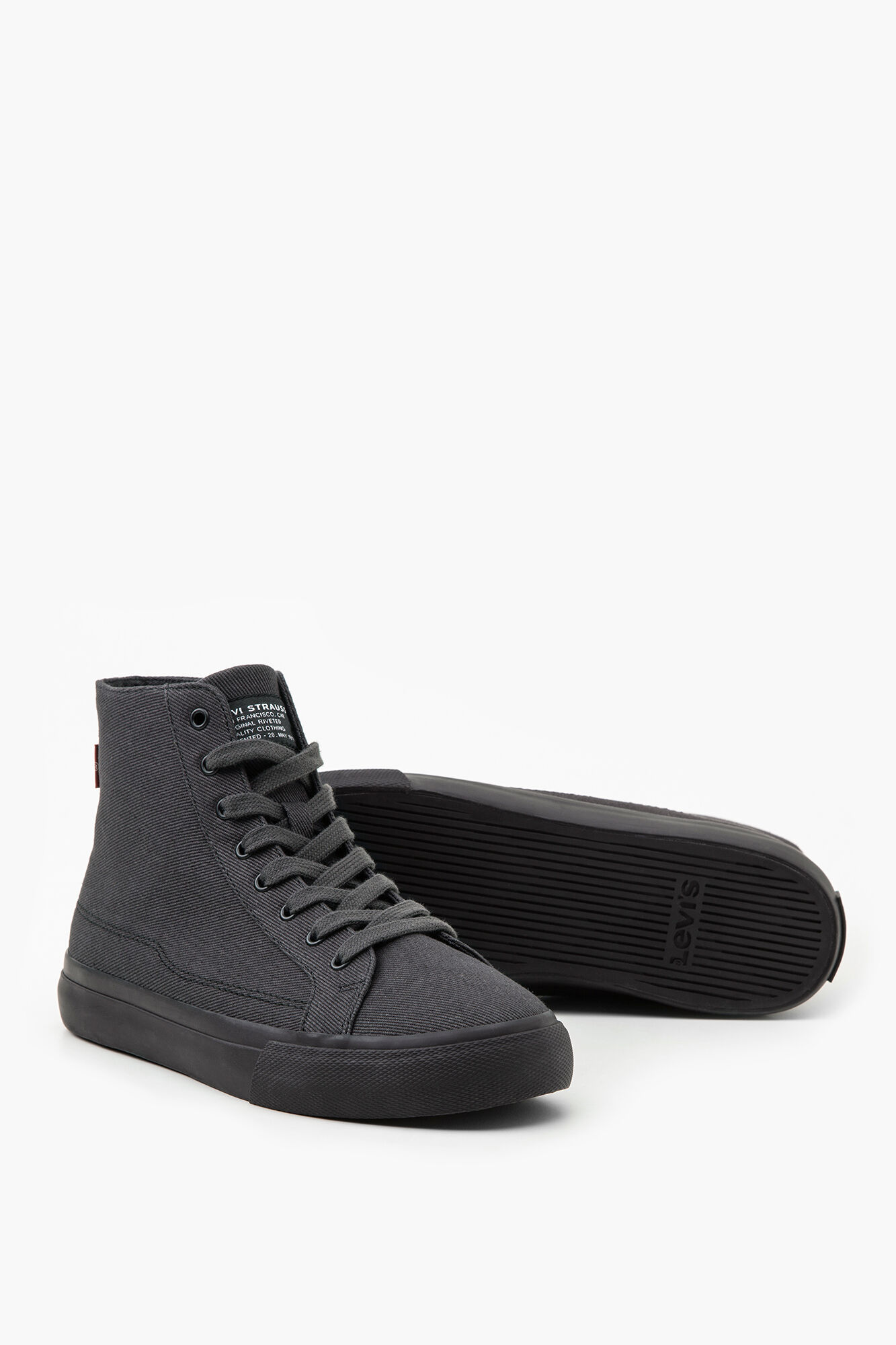 Levi's Zapatillas Decon Mid negro