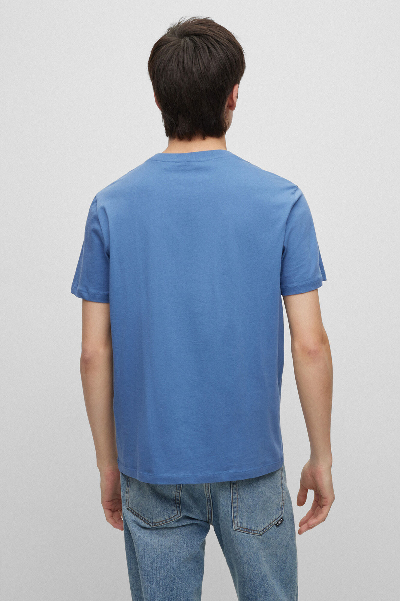 HUGO T-shirt de manga curta azul