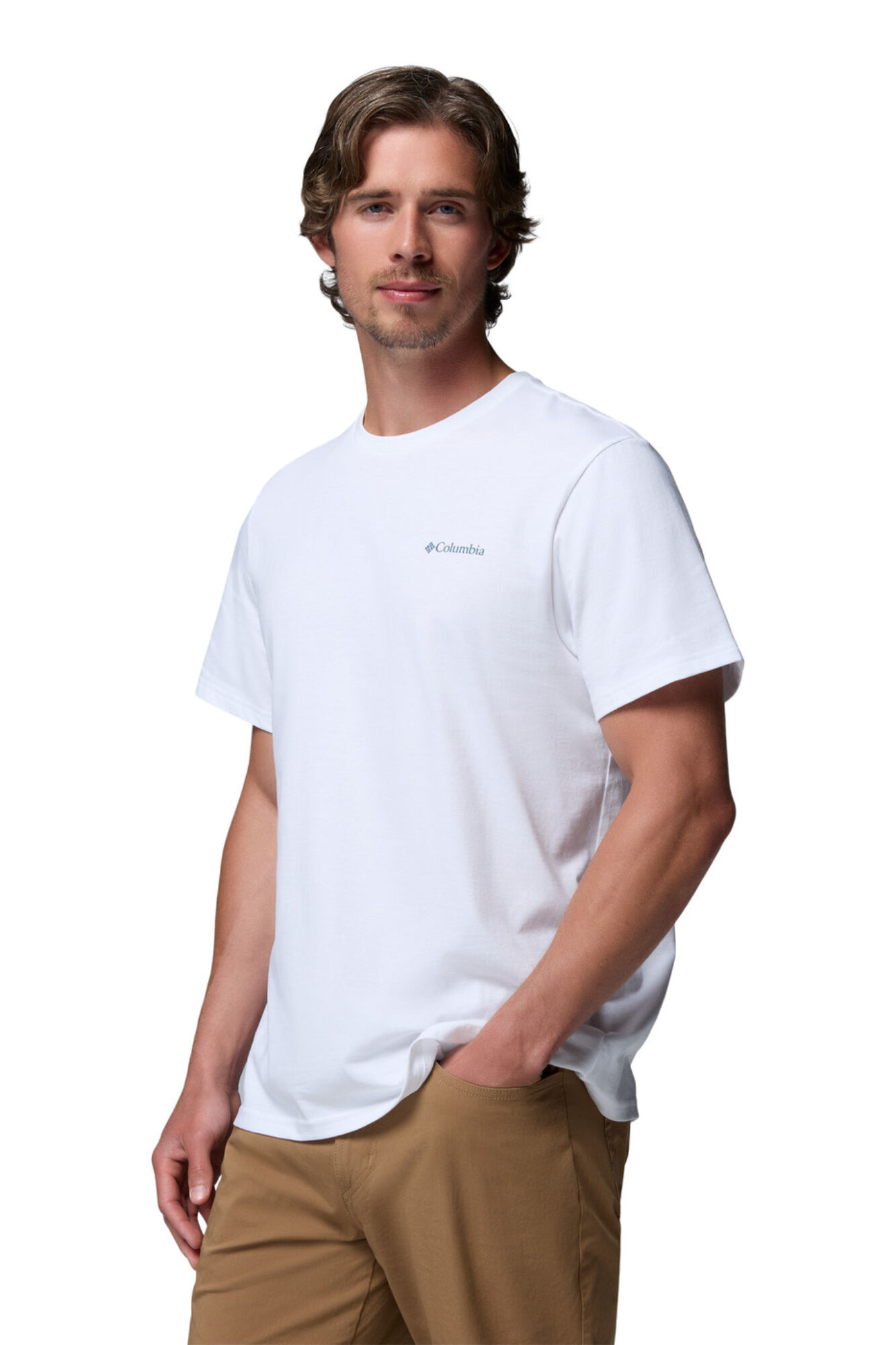 Columbia Camiseta con estampado de naturaleza en la espalda
