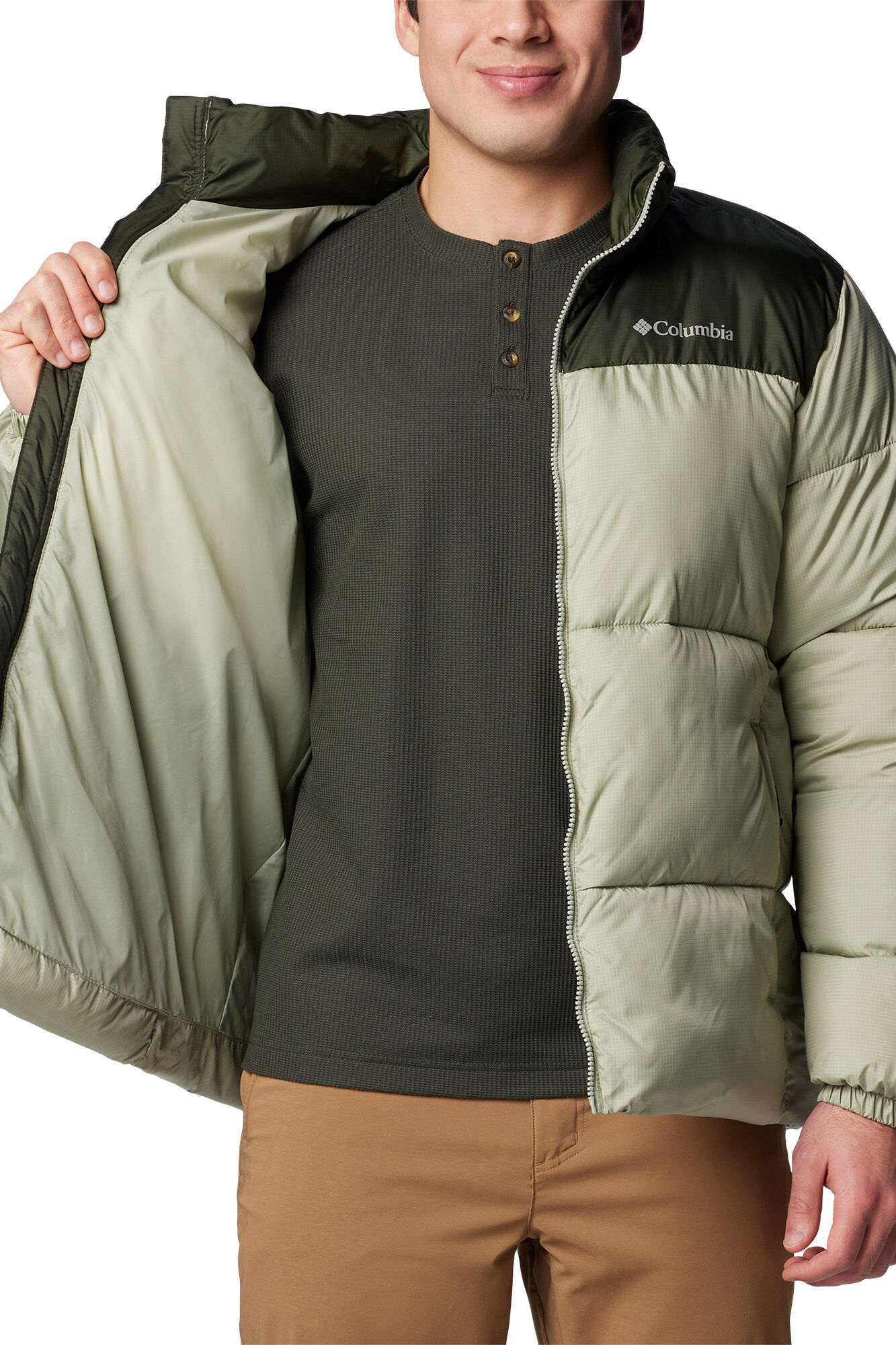 Columbia Columbia Chaqueta acolchada Puffect&trade; III para hombre kaki