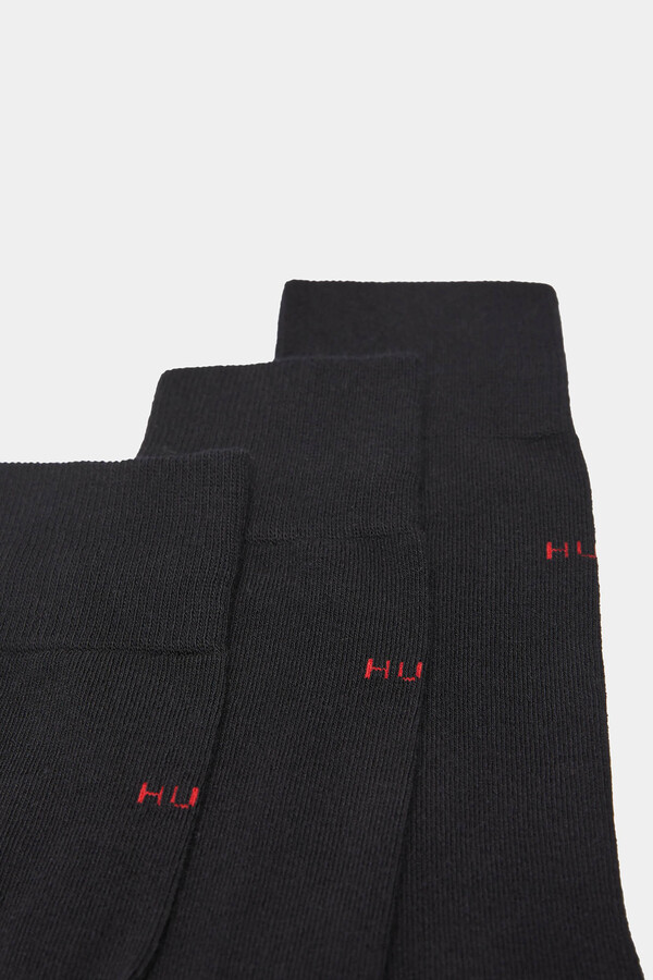 Springfield 3-pack plain socks noir